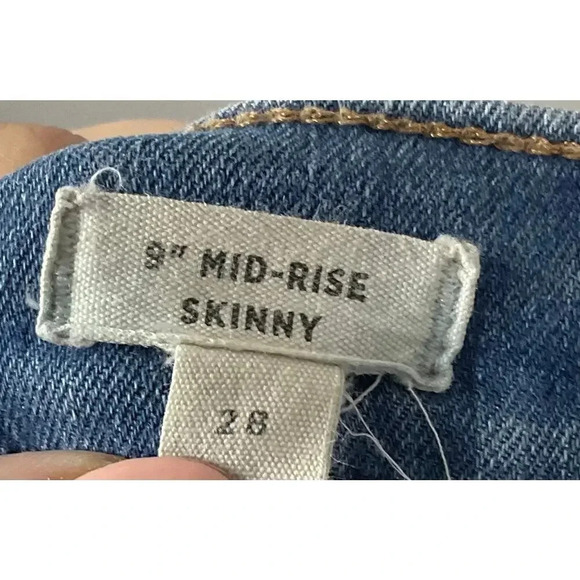 Madewell 9” mid rise skinny jeans size 28. - Picture 7 of 11